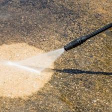 Concrete surface cleaning